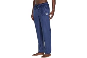 True Religion Mens Pajama Pants Mens PJ Pants Fuzzy Lounge Pant Soft Fleece Pant