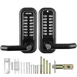 VEVOR Mechanical Keyless Entry Door Lock, 14 Digit