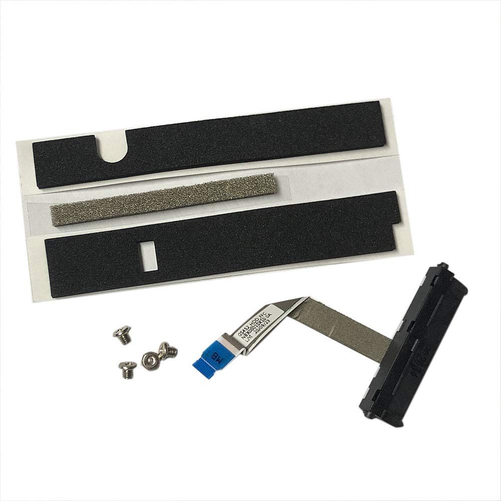 Gintai SATA HDD Hard Drive Cable +Screws+LCD Screen Stickers Tape for Lenovo Ideapad 3-14ADA05/3-14ARE05/3-14IML05/3-14IIL05/3-14IGL05/3-14ITL05, V14 G1-IML 82NA NBX0001SX10 NBX0001SX00 5C10S30041