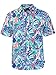 Men's Hula Girl Hawaiian Shirt - X80 Modern Fit Tropical Shirt