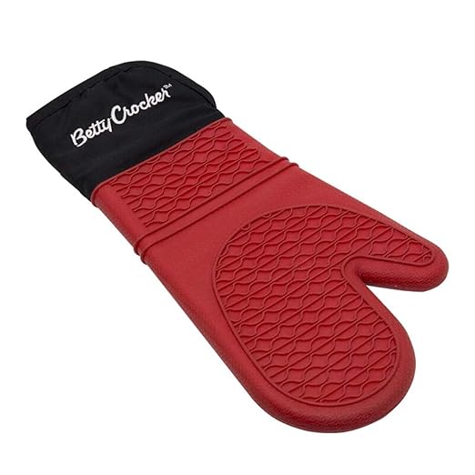 SSSTDUANJY Guantes para Hornear, diseño de Onda de Silicona Gruesa ...