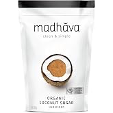 MADHAVA Organic Coconut Sugar 3 Lb. Bag (Pack of 1), Natural Sweetener, Sugar Alternative, Unrefined, Sugar for Coffee, Tea &