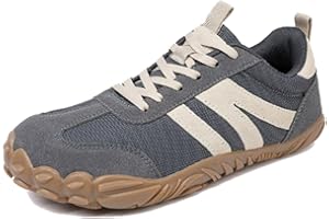 Men's Barefoot Shoes Wide Toe Box Sneakers Casual Tennis Shoes Zero Drop Minimalist Trainers Lightweight Breathable Walking S