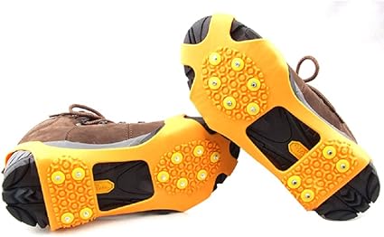 orange cycling overshoes