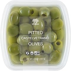 Divina, Olives Castelvetrano Pitted Deli Cup, 4.2 Ounce