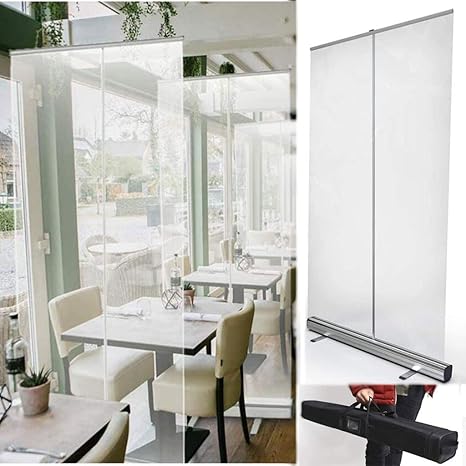 Amazon Co Jp 飛沫防止 き 折りたたみ 透明 床置 パーティション 対面パーテーション デスク用仕切り板 移動式 衝立 スタンディングパーティション ポータブル 感染防止 パーテーション 病院 飲食店 オフィス サロン 薬局 学校 ホーム キッチン