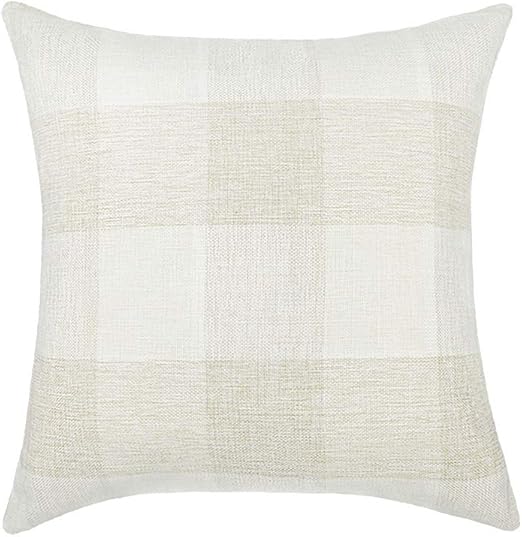 Amazon Com 4th Emotion 24 X 24 Inch Beige White Farmhouse Buffalo