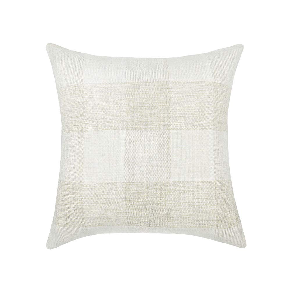 Burlap Pillow 10x10 Throw Decorative French Country Farmhouse