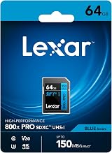 Lexar 64GB 800x SDXC Memory Card 150MB/s Read Write Speed view 6