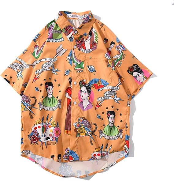 Amazon Noqinhoo アロハシャツ メンズ 春 夏 半袖 花柄シャツ ハワイ風 軽量 通気 速乾 男女兼用 ビーチ プリントシャツ シャツ 通販