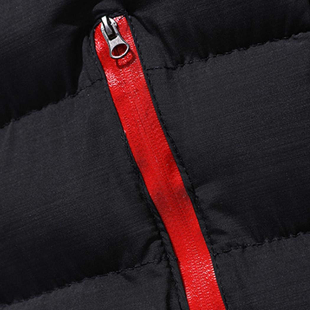 pairris Abrigo cálido de Manga Larga con Cuello Alto y Cremallera para Hombre Ropa de Invierno con Bolsillos Chaquetas