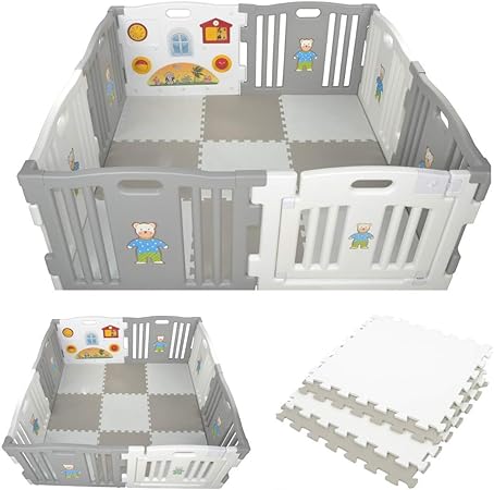 Millhouse Plastic Baby Playpen Activity 