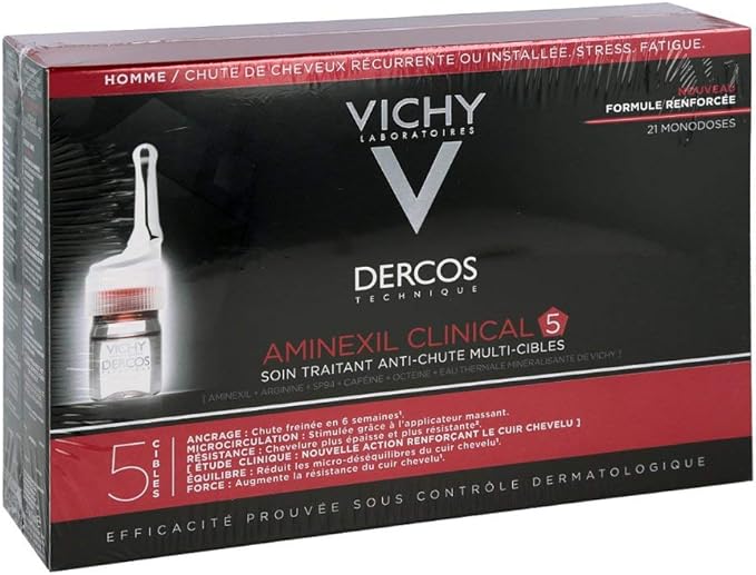 VICHY Aminexil Clinical 5 Men Ampullen, 21 pcs. ampoules Amazon.co.uk Health & Personal Care