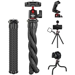ULANZI Camera Tripod, Mini Flexible Stand w Hidden