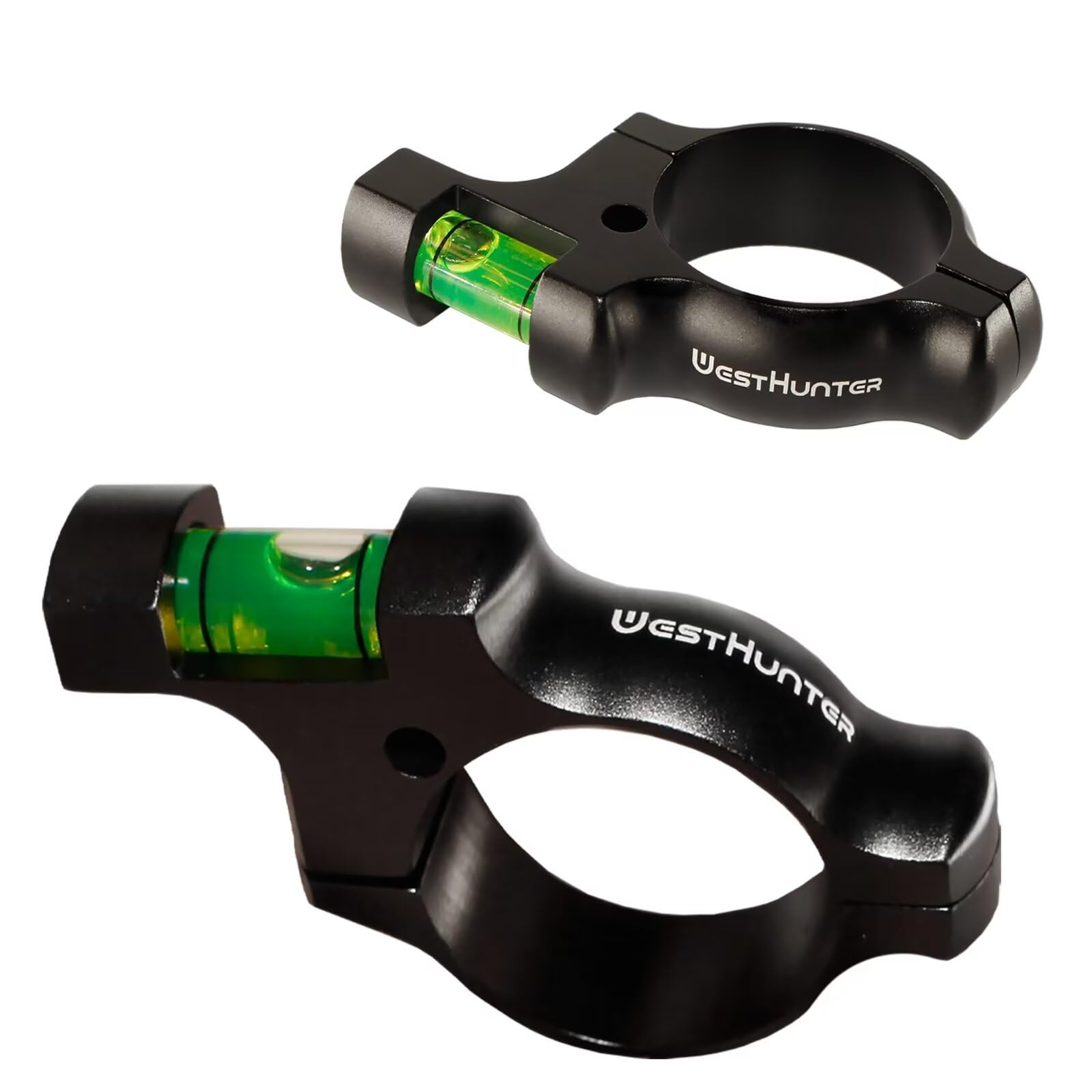 WestHunter Optics Riflescope Bubble Levels, Fits 30 mm / 1 inch Scope Tube, for Precision Shooting, Competition and Hunting | 2 PCS