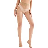 1 Pair Air5D Ultra Sheer Tights, Lightweight Durable T-Crotch Pantyhose | Enjoy a barely-there look that lasts beyond one wear, with smooth fit, breathable comfort, and enhanced durability.