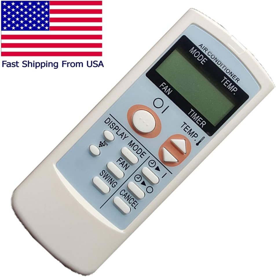 CHOUBENBENReplacement Remote Control for Sharp Portable Air Conditioner CV-2P12SX CV-2P13SX CV-13NH-D CV-10NH