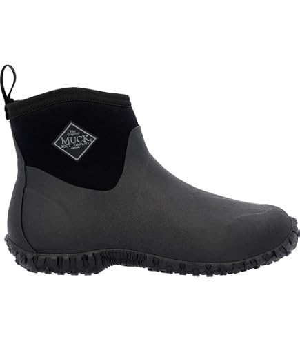 Rui Landed Men's Ankle Boot - Genuine Leather Slip-On Monk Strap Boot With Wingtip & Rivet Details (Black) - View #4