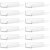 upsimples 12 Pack Acrylic Shelves Wall Organizer