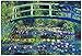 Claude Monet Water Lily Pond #2 Art Print Poster - 13x19 custom fit with RichAndFramous Black 13 inch Poster Hangers