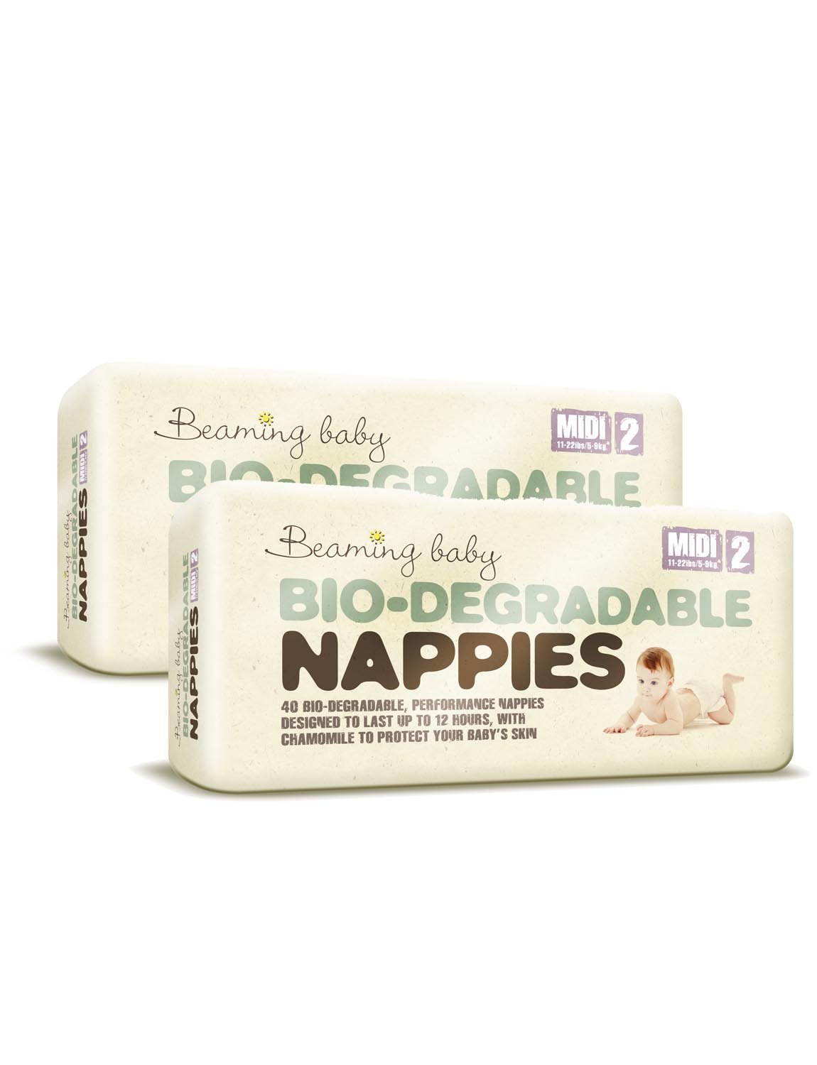 beaming baby biodegradable nappies