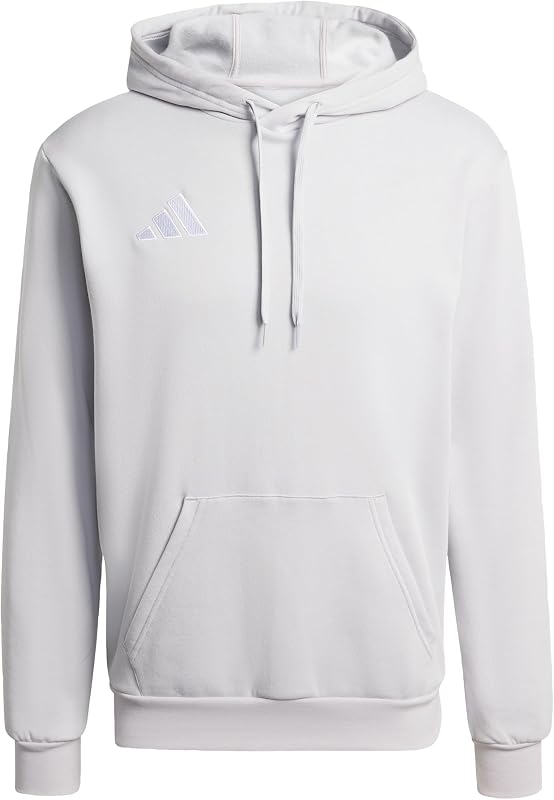 Homme Entrada26 Hoodie Sweatshirt, Team Light Grey/White, M