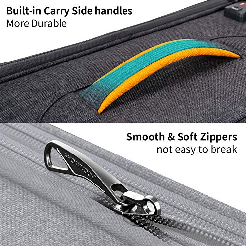 SHOWKOO Luggage Sets 3 Piece Softside Expandable Lightweight Durable Suitcase Sets Double