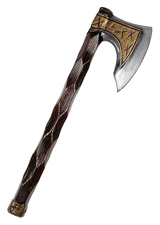 LARP Wikinger Handaxt aus Schaumstoff Polsterwaffe Barbarenaxt Fantasybel Mittelalter Schaukampf Wikinger
