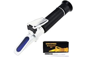 0-10% Brix Refractometer with ATC Low-Concentrated Sugar Content Solutions Accuracy 0.1% Maple Sap Cutting Liquid CNC Maple S