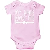 My Auntie Loves Me - Funny Baby Essentials Bodysuit - Baby Boy Clothes Newborn Girl Outfits