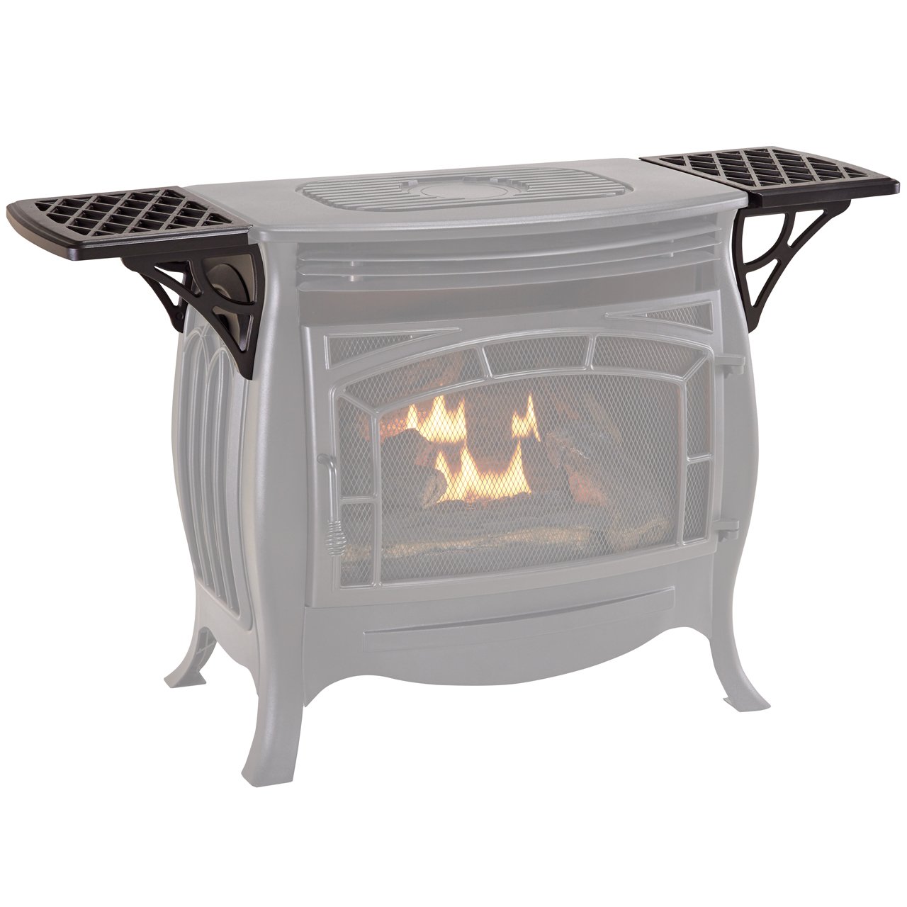 Duluth ForgeFDSR25SG Shelves for Vent less Gas Stove Black, Small