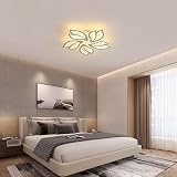 Comely 45W Dimmable LED Flower Ceiling Light with Remote 5-Leaf Modern view 8