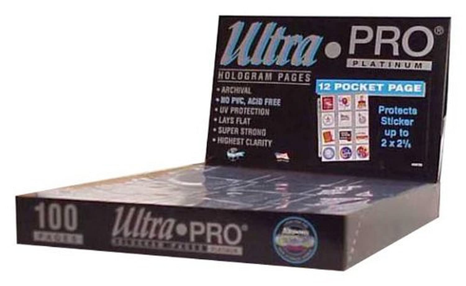 Photo 1 of Ultra Pro 12-Pocket Platinum Page with 2-1/4" X 2-1/2" Pockets 100 ct.