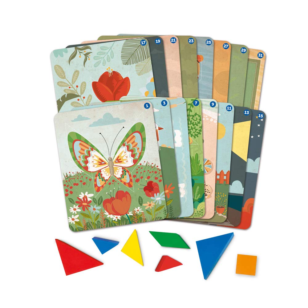 Learning Resources LSP0413-UK Foam Tangram Activity Set