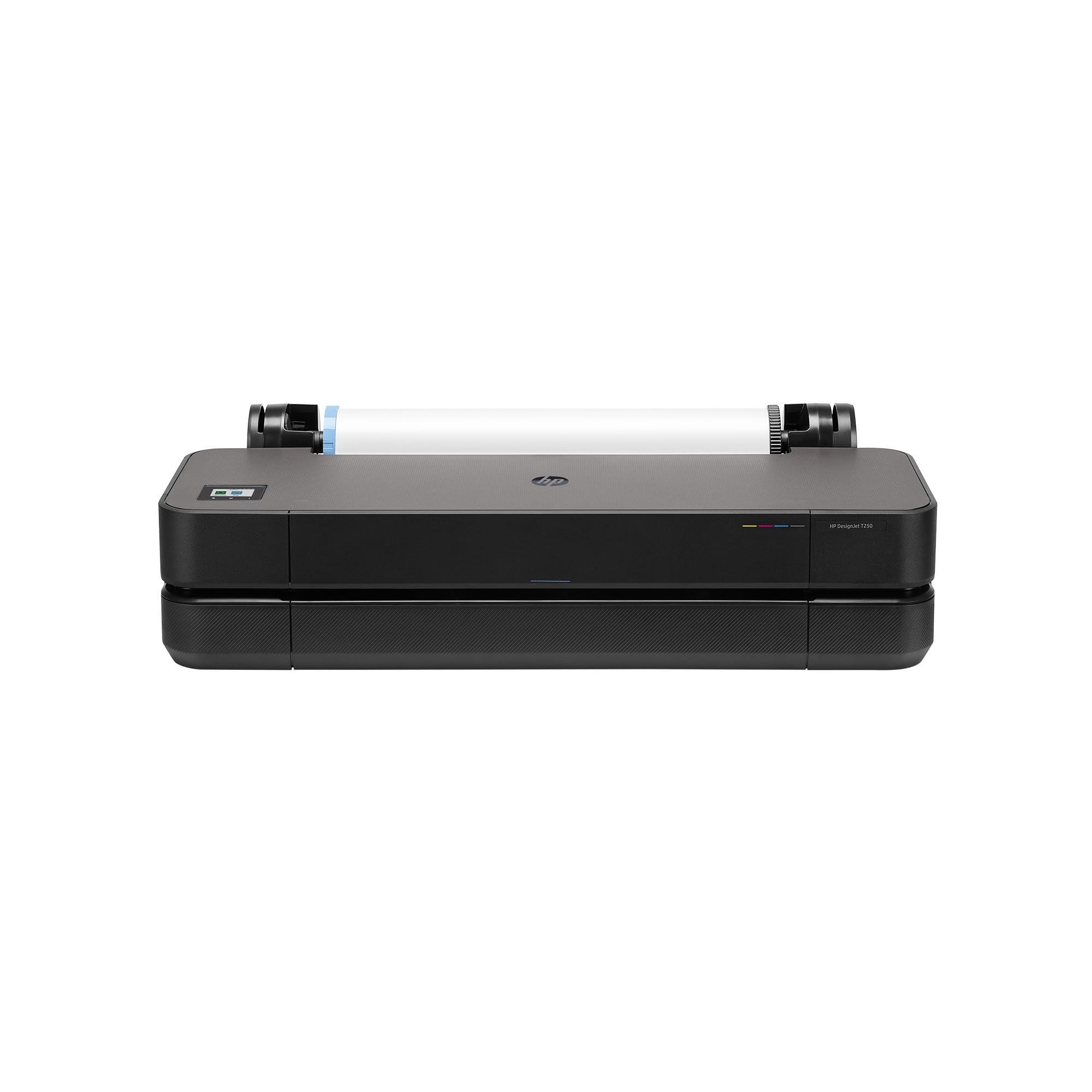 HP DesignJet T230 24 Zoll 61 cm 5HB07D, Großformatdrucker, Plotter, Standard A4-A1, 68 A1-Ausdrucke/Stunde, 35 Sekunden pro Seite, Recyceltes Metall, Click, Schwarz