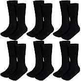 Shinymoon 6 Pair Seamless Afo Interface Socks Sensory Seamless Interface Cotton Non Binding Socks