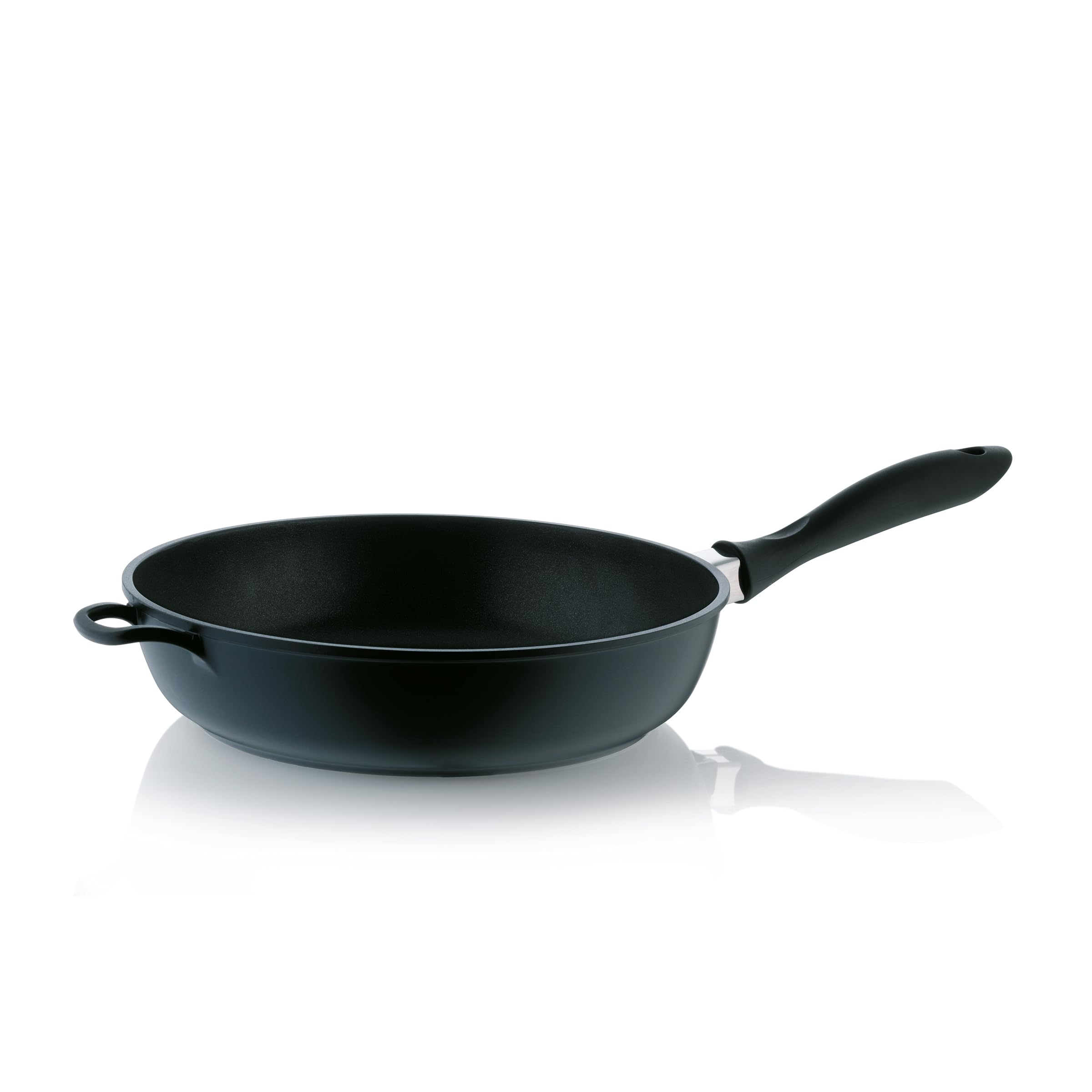 kela braising pan 24 cm high rim KERROS, frying pan induction 1.9 L, cast aluminium ceramic coated, paella pan PFAS free