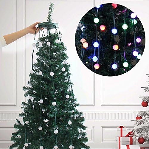 AOSKA - FAST INSTALLATION Christmas Tree LED Light 16 Light Patterns Christmas Tree Decoration String Light