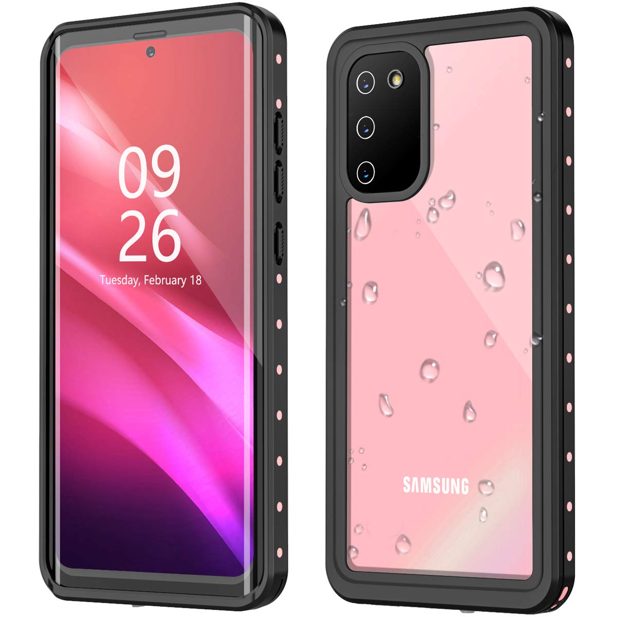 Oterkin Samsung Galaxy S20 Waterproof Case, S20 Case with Built-in Screen  Protector 360 Full Body Protective IP68 Waterproof Dustproof Shockproof - Main Image