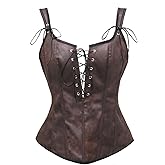 bslingerie® Womens Vintage Vest Renaissance Steampunk Bustier Corset