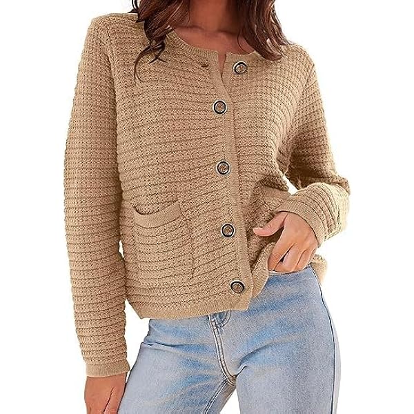 トップス vintage brown faded cardigan Meja Women's Brown Alpaga & Lurex Sweat BEMZ514-02 - Women's