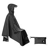 SaphiRose Lightweight Cycling Jacket Rain Poncho