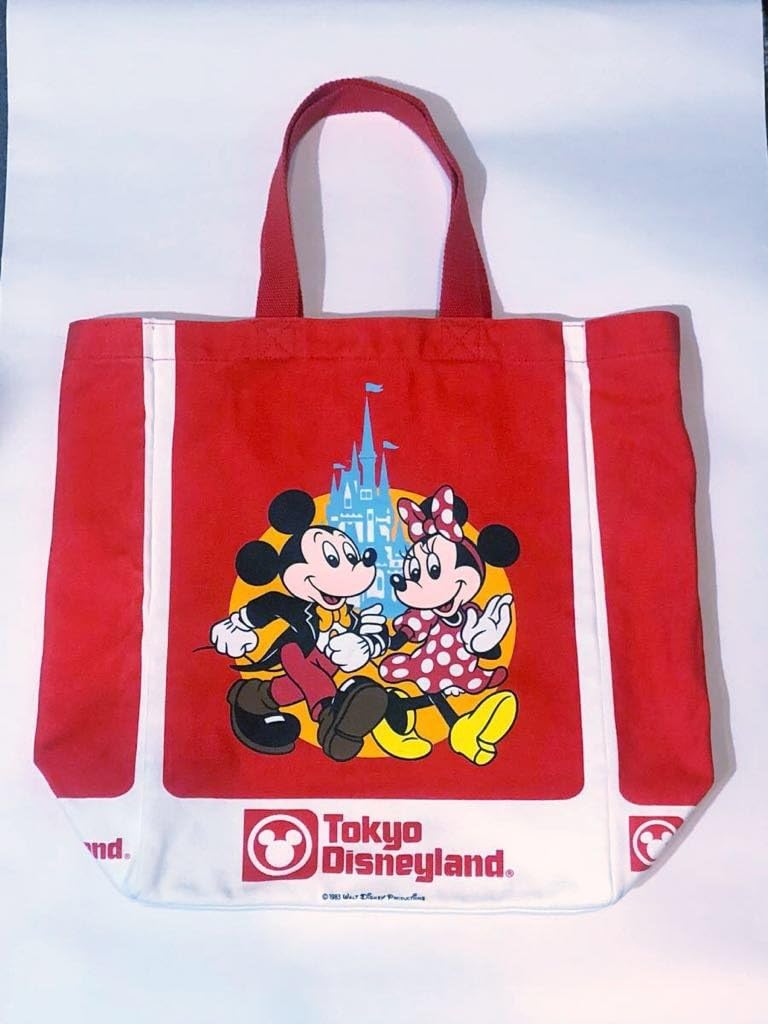 Amazon Co Jp 東京ディズニーランド 復刻柄トートバッグ 開園25周年グッズ ホビー 通販