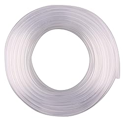 DERNORD PVC Tubing 1/4"ID X 3/8"OD Flexible Clear