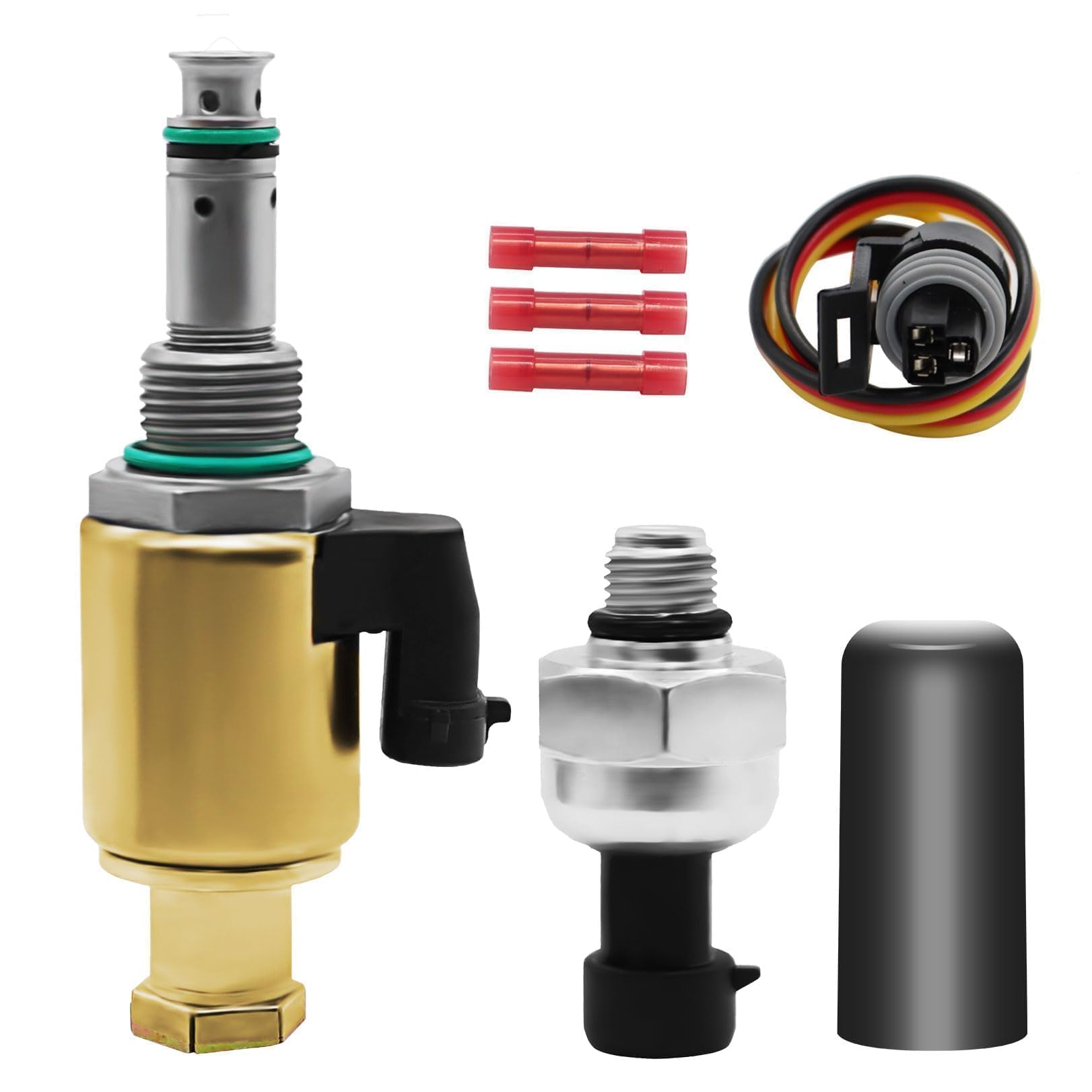 Nakkaa F81Z9C968AA 7.3L Fuel Injection Pressure Regulator IPR Valve ICP ...