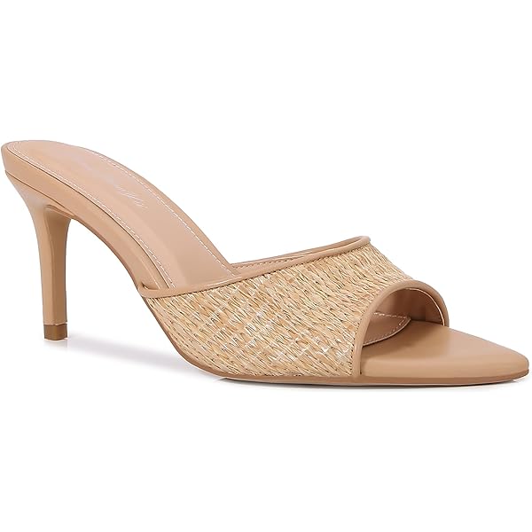 Cape Robbin Tacones Transparentes De Punta Abierta Para Mujer