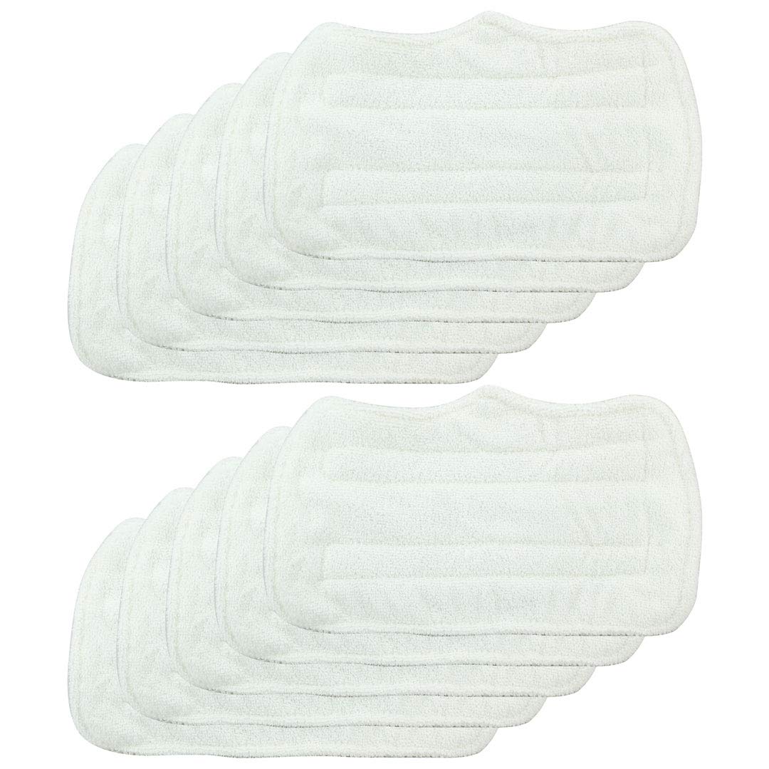 Felji 10 Pack Replacement Microfiber Pads for Shark Steam Mop Euro Pro S3101 S3250, Part XT3101