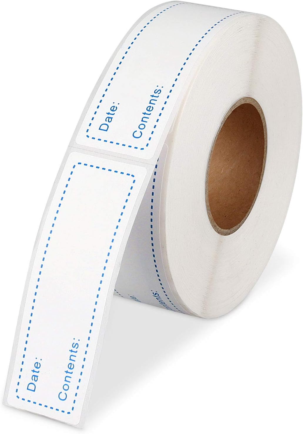 Poxoke Removable Freezer Labels for Food Storage Blue 1x3inch 500pcs : Office Products