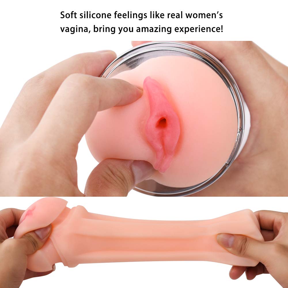 Male Mastubator Cup Realistic Pocket Pussy Stroker Sex You,Masterbation Cup Simulated Artificial Vagina for Male Enhancement and Pleasure
