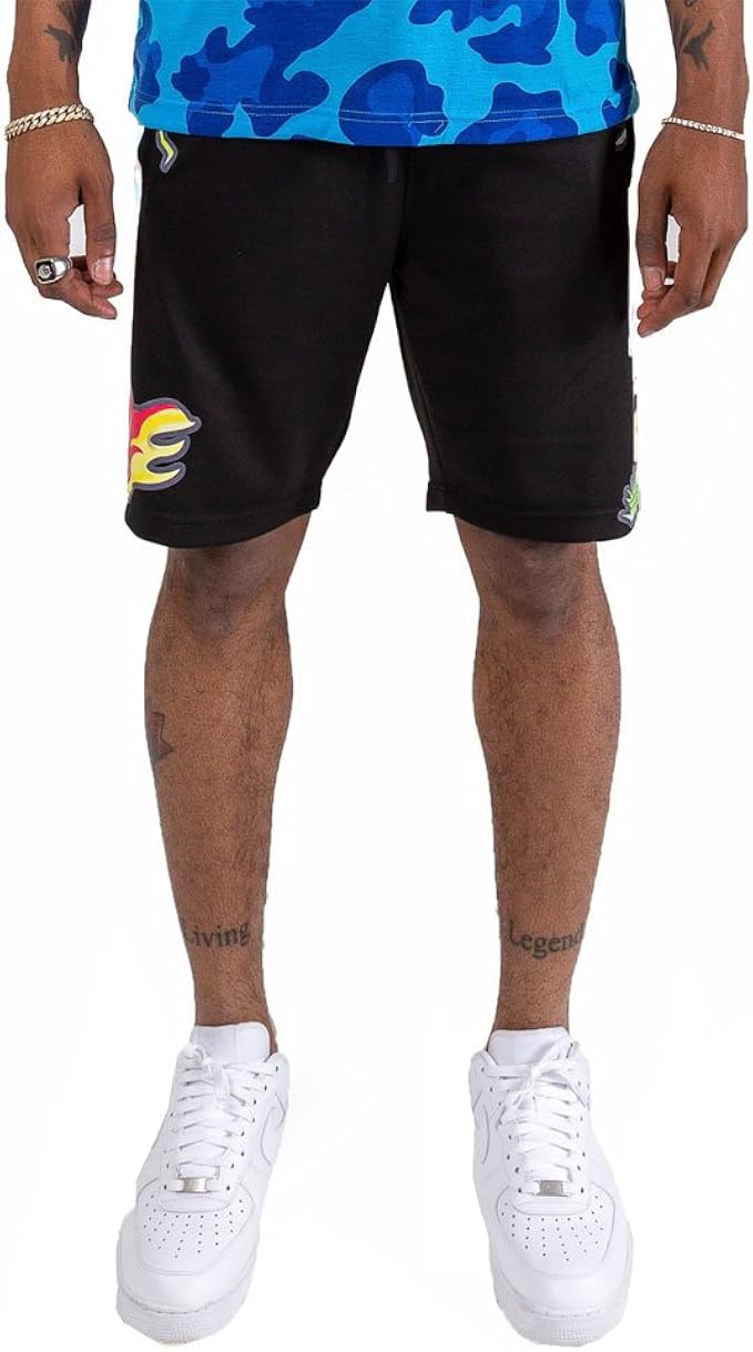 Pink Dolphin Men's Superfuture Shorts Black M Amazon.co.uk Clothing